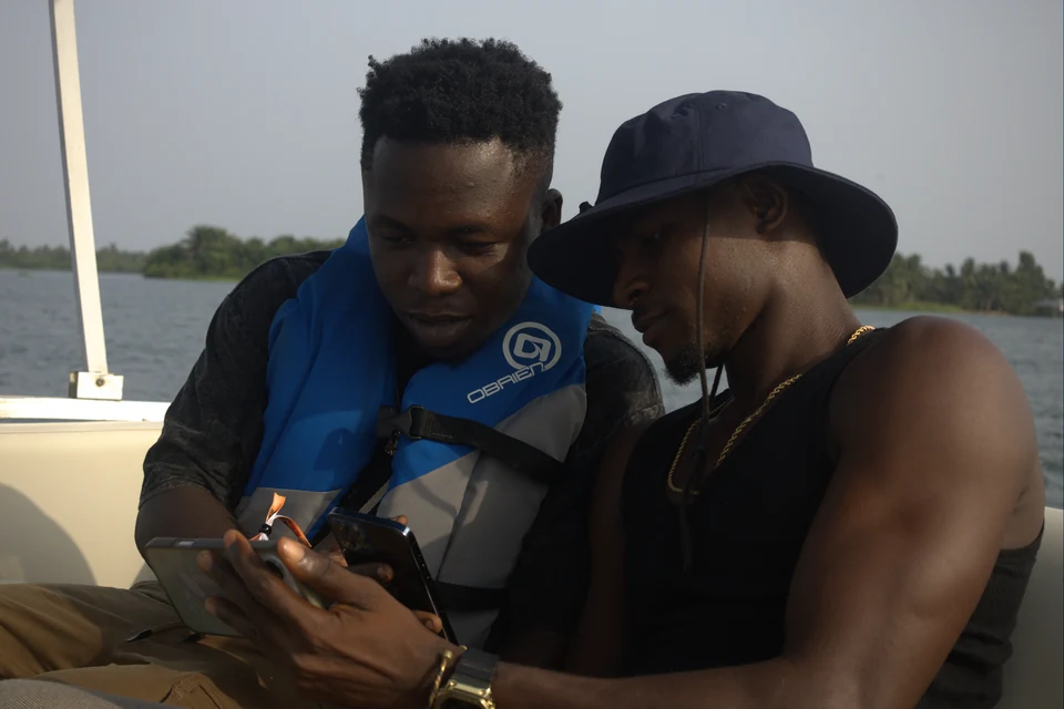 Candid moment at Ada and Nkyinkyim Museum.