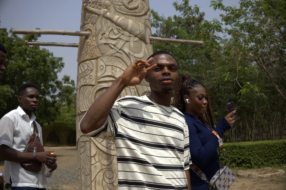 Portrait from the Ada and Nkyinkyim Museum trip.