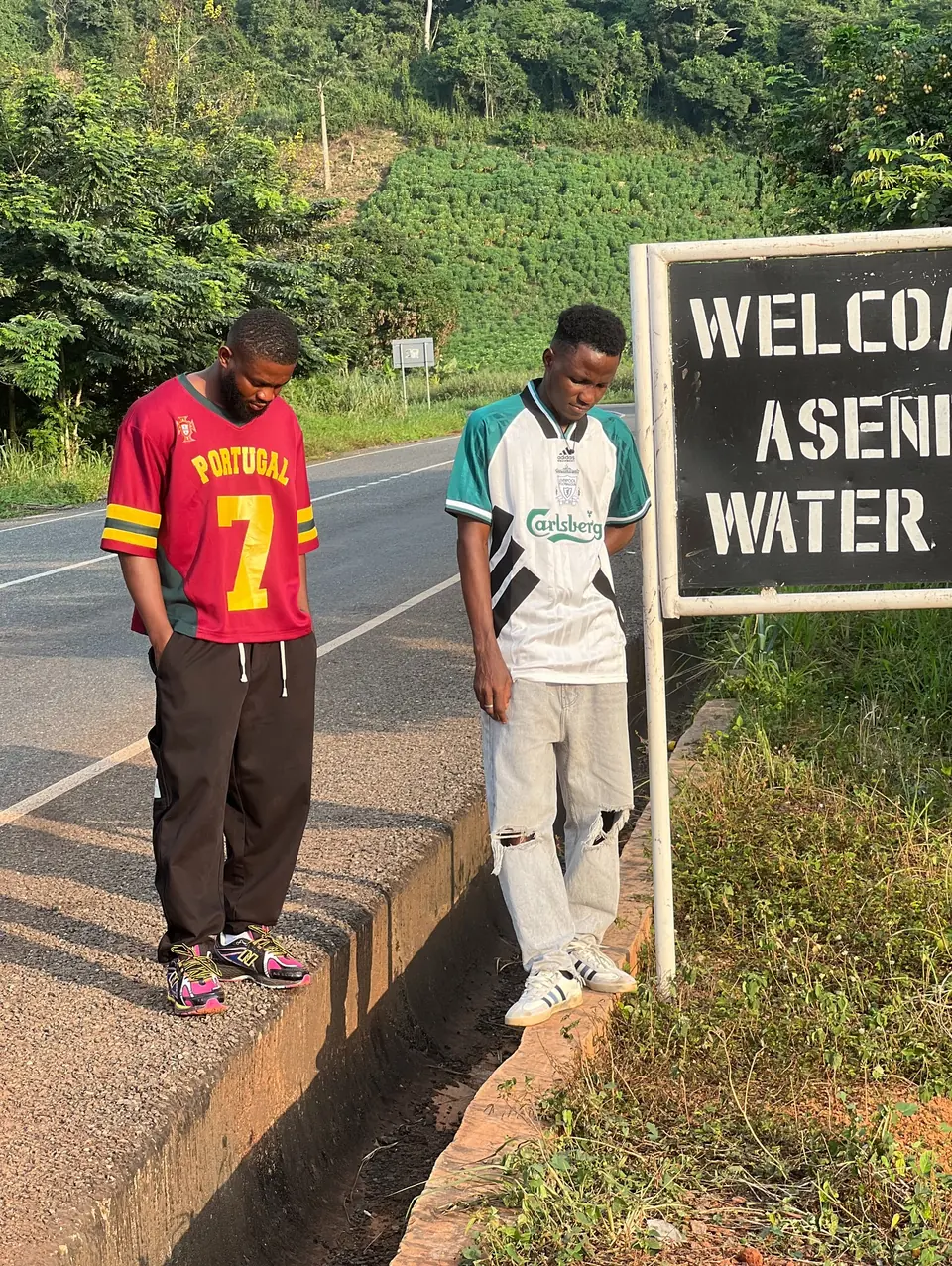 Entrance trail at Asenema Waterfalls.